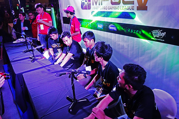 One of the many GMPGL post-match press conferences held at the PGF.