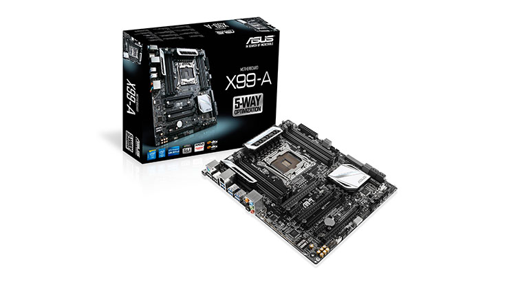 The ASUS X99-A motherboard.