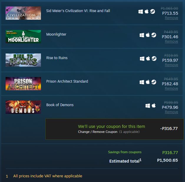 My Steam Winter Sale 18 Haul Will Work 4 Games