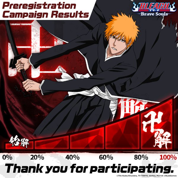 Get Amazing Rewards from the Bleach: Brave Souls All Asia Pre-Registration Campaign!