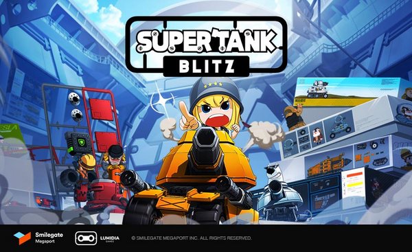 Smilegate's new casual sandbox game, Super Tank Blitz, has been officially launched in 142 countries with 2 million players pre-registered. Smilegate's new casual sandbox game, Super Tank Blitz, has been officially launched in 142 countries with 2 million players pre-registered.