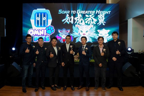 From left: Whale Media Co-Founder Austin Kong; OMC Group CFO Jack Tan; Whale Media Co-Founder TC Tang; OMC Group's CEO Jack Lee, MD Albert Khor, COO Daniel Lee and CTO Sylvester Lee at the launch of Omni Pet. From left: Whale Media Co-Founder Austin Kong; OMC Group CFO Jack Tan; Whale Media Co-Founder TC Tang; OMC Group's CEO Jack Lee, MD Albert Khor, COO Daniel Lee and CTO Sylvester Lee at the launch of Omni Pet.