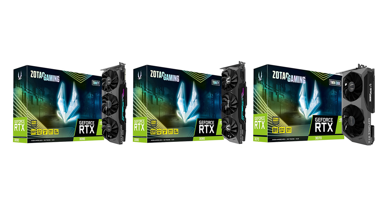 Zotac Gaming GeForce RTX 30 Series Graphics Cards Announced.