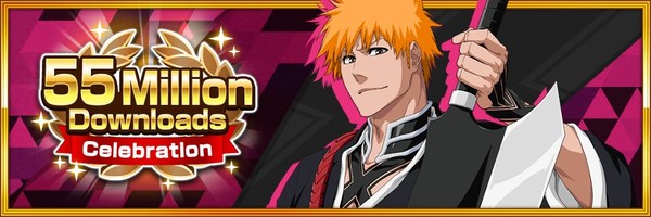 Bleach: Brave Souls, has reached a total of 55 million downloads* worldwide. Starting on Sunday, February 28, the 55 Million Downloads Celebration will kick off in-game in commemoration of this milestone. The celebration will include a login bonus, special orders, and more campaigns where players can receive amazing rewards. Also, for the first time players can celebrate the lunar year with new in-game campaigns as part of the Chinese New Year Campaign starting today, Wednesday, February 10.