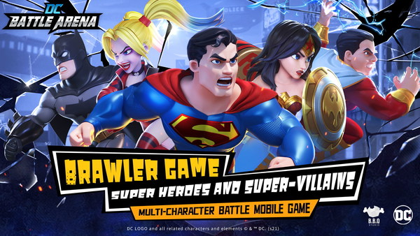 DC genuine authorized superhero fighting mobile game