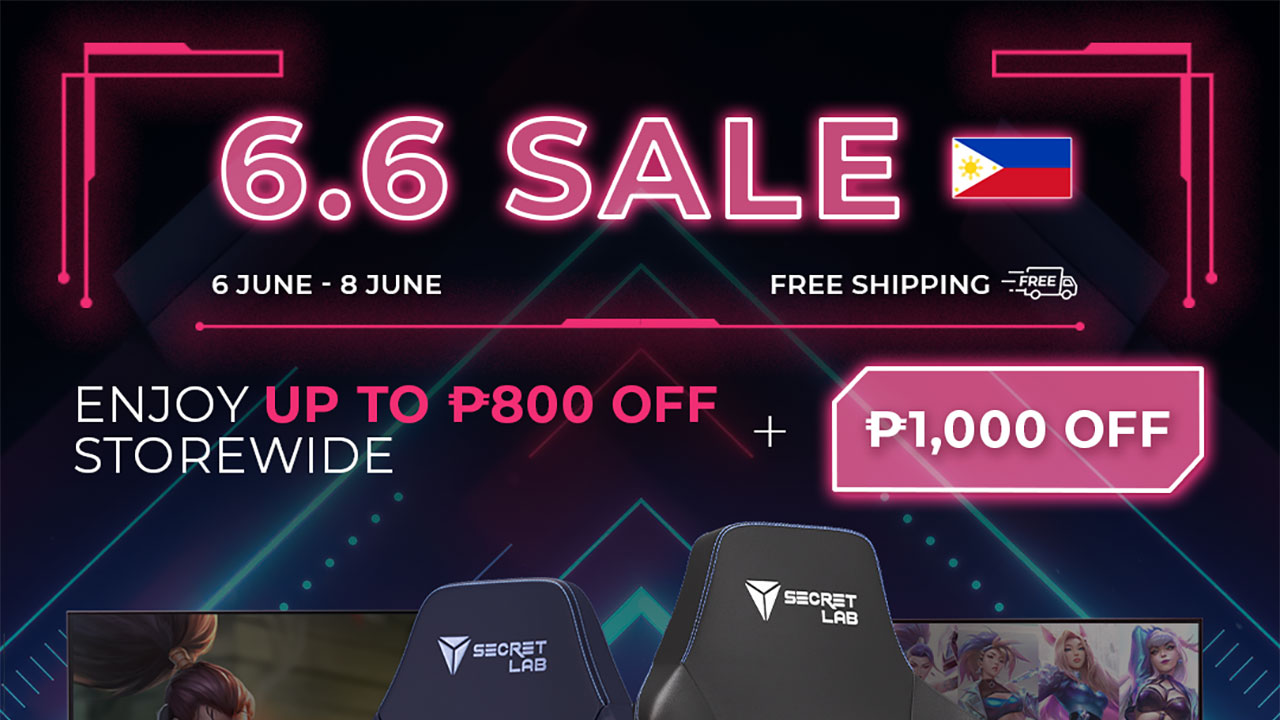 Secretlab Offers Double Discounts on Gaming Chairs During 6.6 Sale