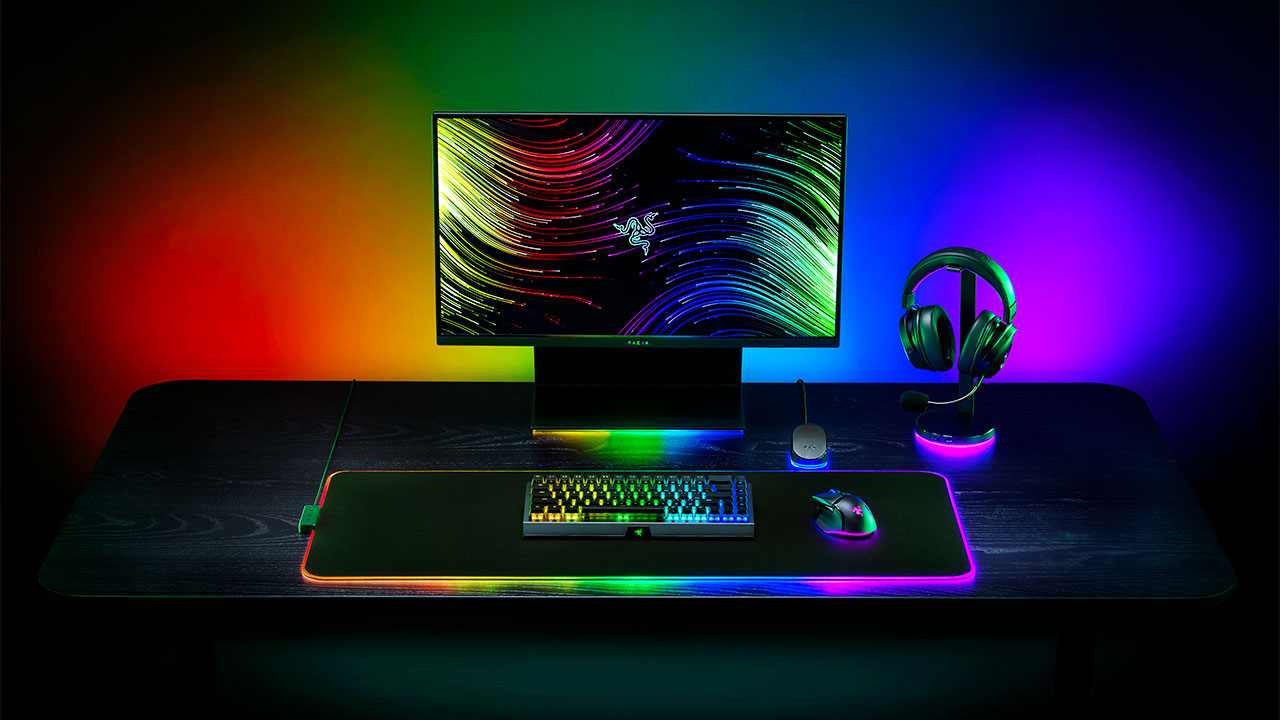 Razer Strider Chroma and Razer Goliathus Chroma 3XL