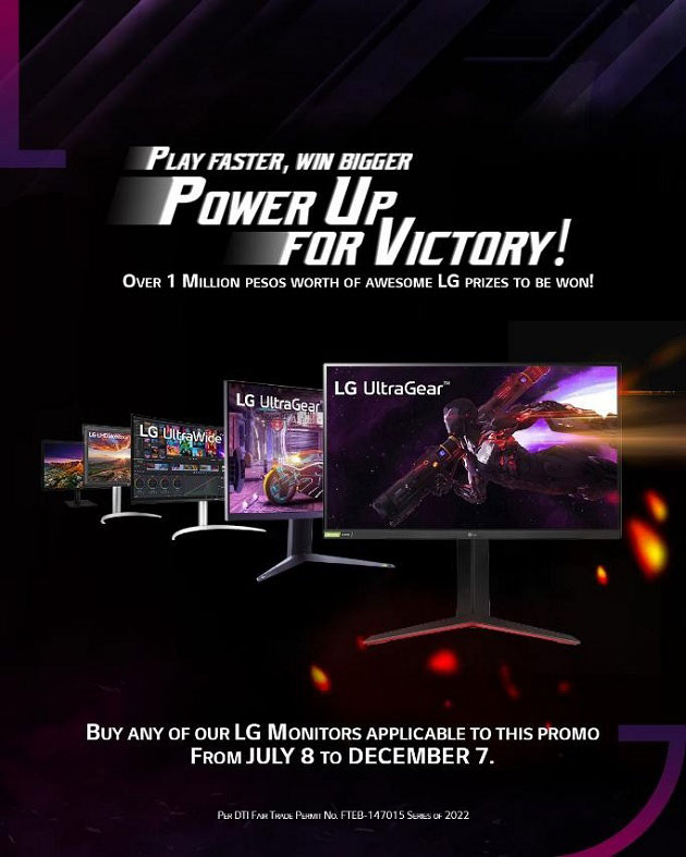 LG Power Up For Victory Raffle Promotion
