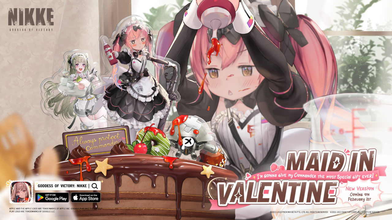 Goddess of Victory: Nikke Maid in Valentine Update