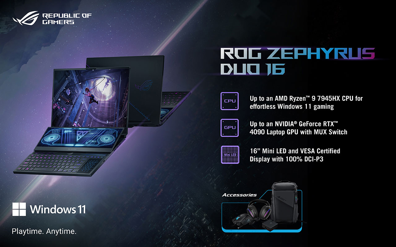 ASUS TUF Gaming A16 Advantage Edition and ROG Zephyrus Duo 16