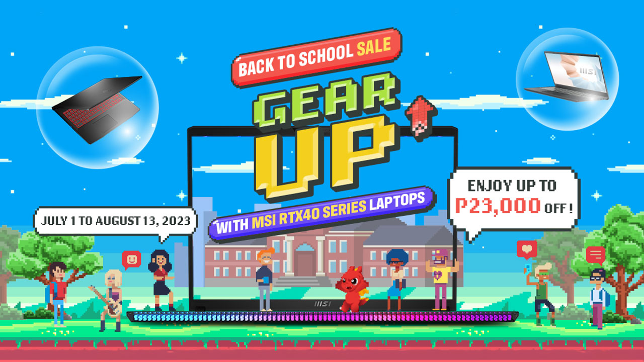 MSI Gear Up Back to School Sale 2023