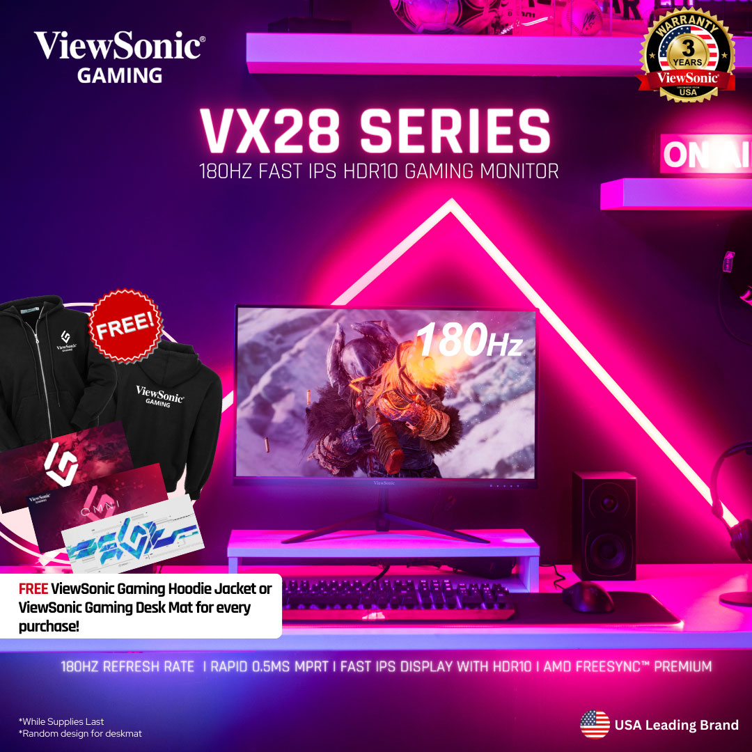 ViewSonic OMNI VX28 Bundle Promo 2023