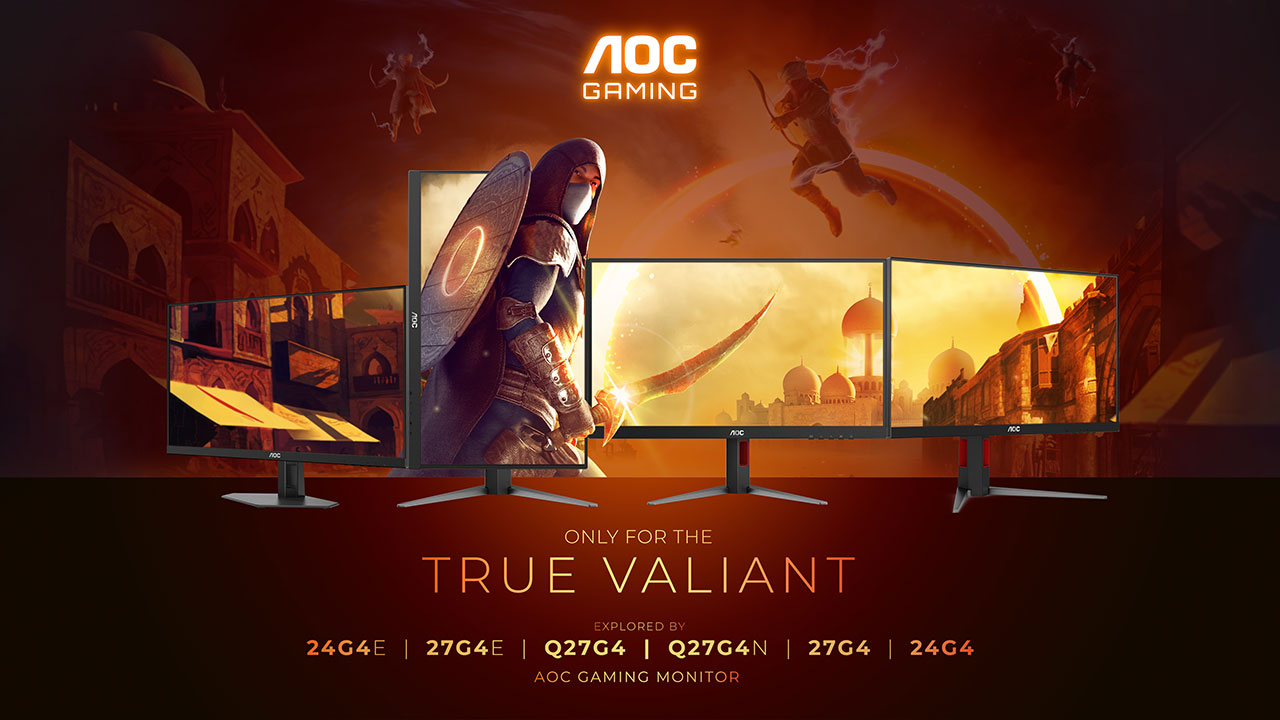 AOC G4 Gaming Monitors Launch