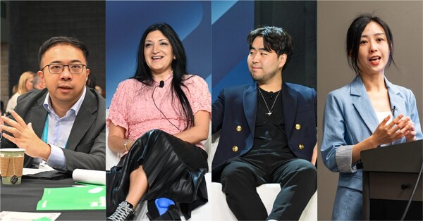 [Far Left] Ross Zhang, Legal Counsel at Tencent, speaking at the Anti-Counterfeiting Roundtable [Center] Rozita Tolouey, Tencent Head of Business Development & Partnerships, North America (Left), and Jaymes Wu, Tencent Games Game Operations Manager (Right) participating in the“Level Up Your Brand: Harnessing the Power of Video Games for Interactive Marketing and Consumer Engagement”panel [Far Right] Shuru Chen, Senior Legal Counsel at Tencent, presenting at the Weixin Brand Protection Workshop