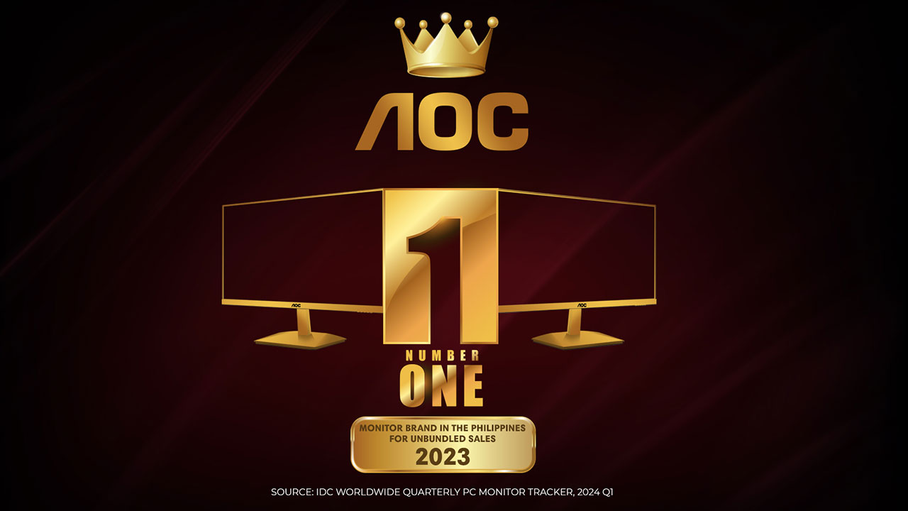 AOC #1 Monitor Brand in the Philippines for 2023 AOC #1 Monitor Brand in the Philippines for 2023