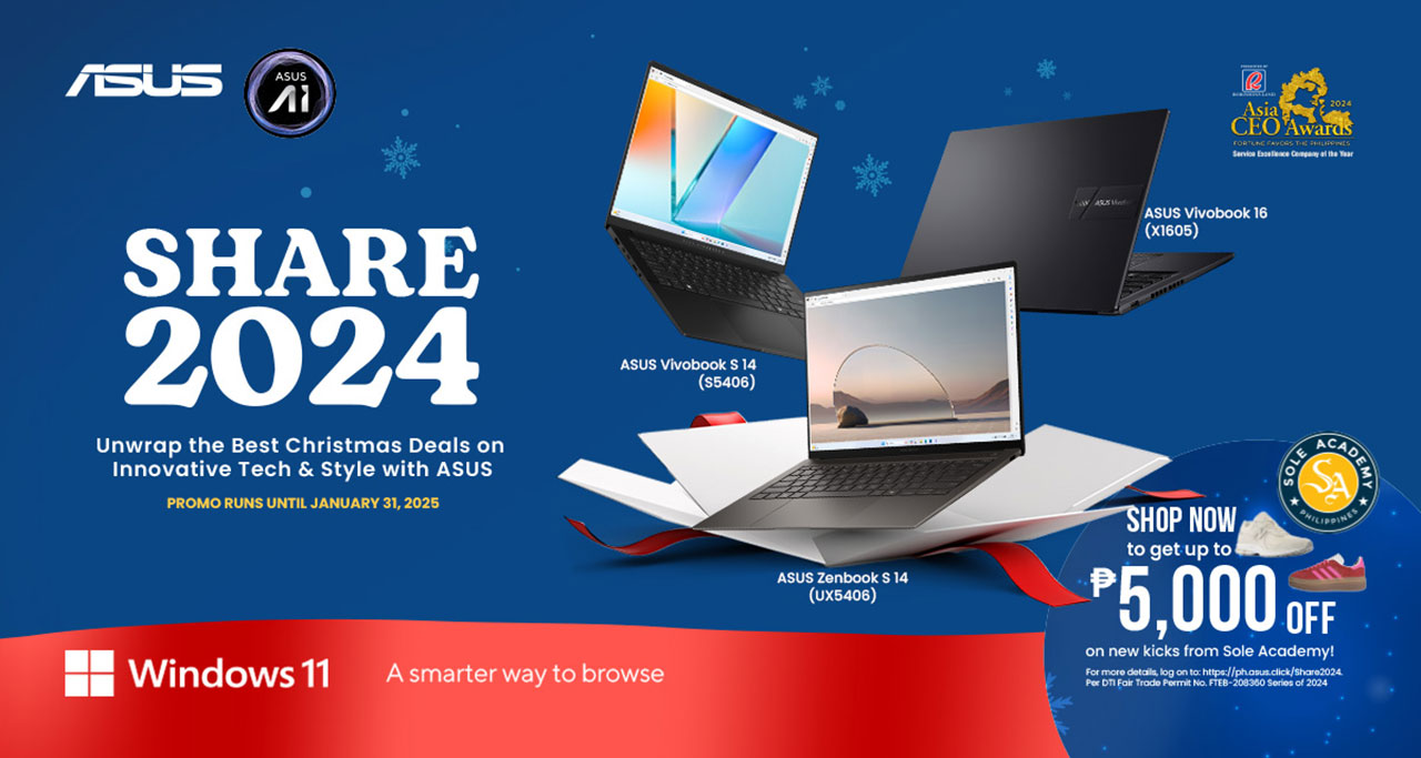 ASUS Share 2024 Christmas Sale