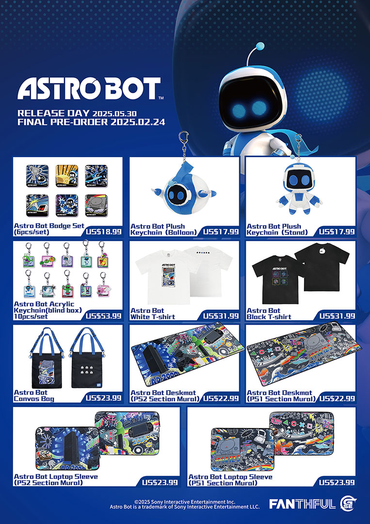 Fanthful Astro Bot Officially Licensed Merchandise