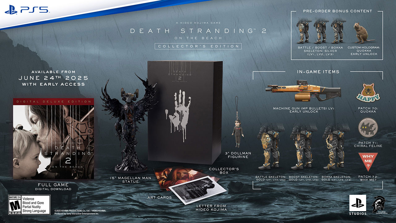 Death Stranding 2 Release Date Preorder Editions