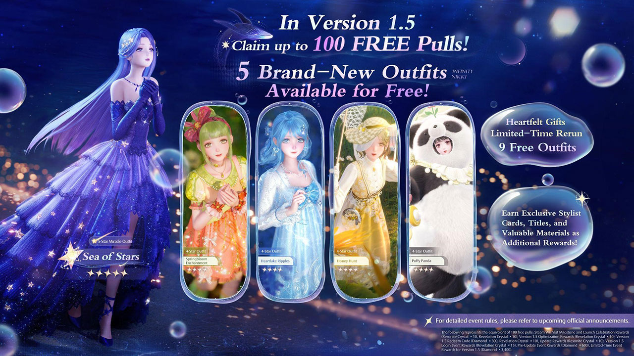 Infinity Nikki Version 1.5 Update