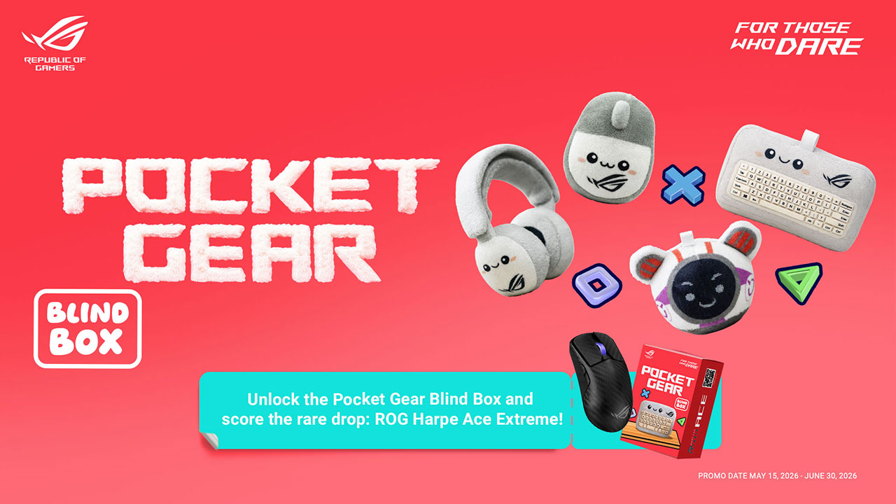 ASUS ROG Pocket Gear Blind Blox Plushie Promtion