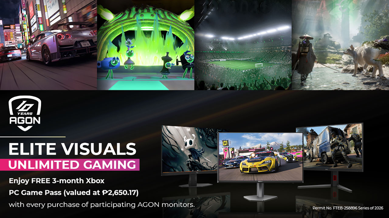 AGON by AOC Xbox Game Pass Promo